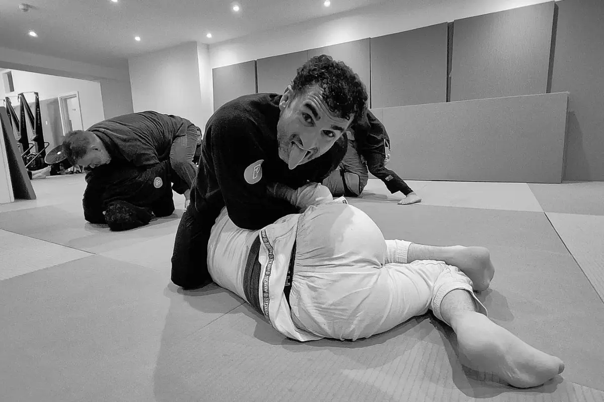 Sparring at Wave BJJ West London